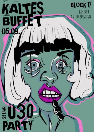 Ü30 Party im Block