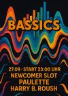 Bassics w/ Paulette & Harry B.Roush am Samstag, den 27.09.2025