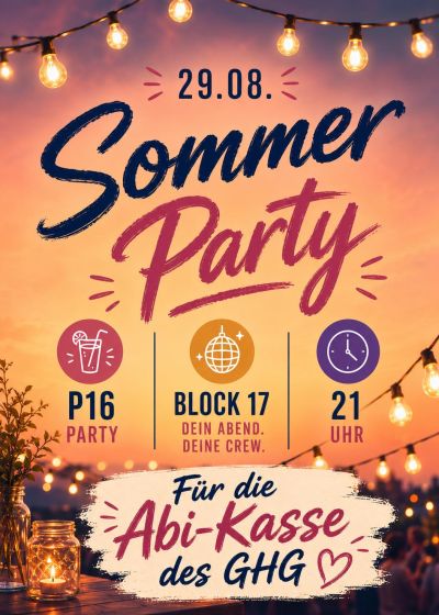 GHG Abikassen Party